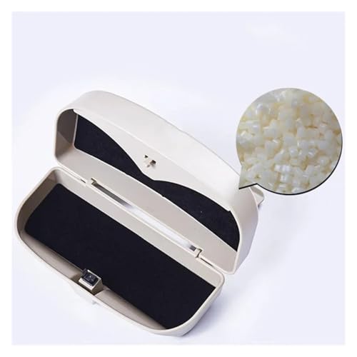 Boîte de rangement réutilisable pour lunettes de voiture clipsable