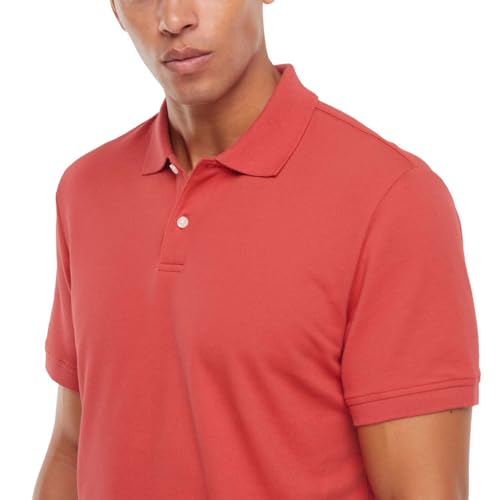 GAP Polo Piqué para Hombre, Camisa de Algodón Ligera - Rojo XX-Large miniatura 5