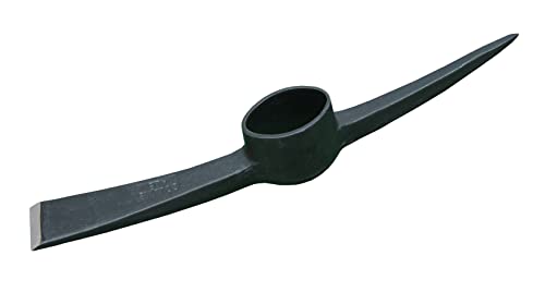 Heavy Duty Forged Mattock Hoe Head, Mattock Pick 3.8LB, Black