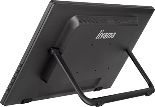 iiyama Ecran 24Tactile PCAP conceptions en Verre sans Cadre IPS 10points 1920x1080 5ms 400 CD/m² 1xDisplayport 1xHDMI HPs 2x1W 2xUSB / T2455MSC-B1