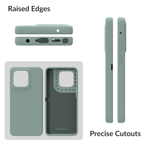 Image of SPRIG Compatible with Moto Edge 60 Stylus Premium SilkTone Back Cover Drop Tested Shock Proof Mobile Case for Men, Women, Boys and Girls with Camera Protection (Light Green)