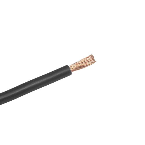 Preisvergleich Produktbild WITTKOWARE H07V-K PVC-Aderleitung, 6mm², Meterware, schwarz