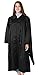 GraduationMall Unisex Deluxe Master Graduation Gown Black Small 45(5'0"-5'2")