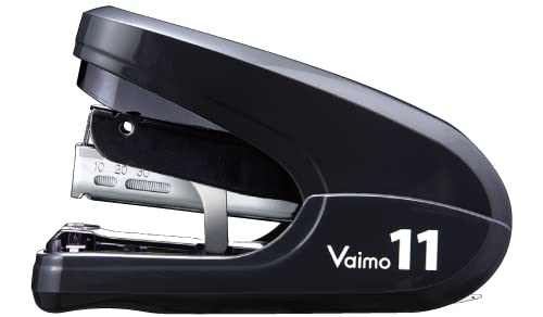 Grapadora Manual MAX Vaimo 11 FLK con grapado plano, negra.