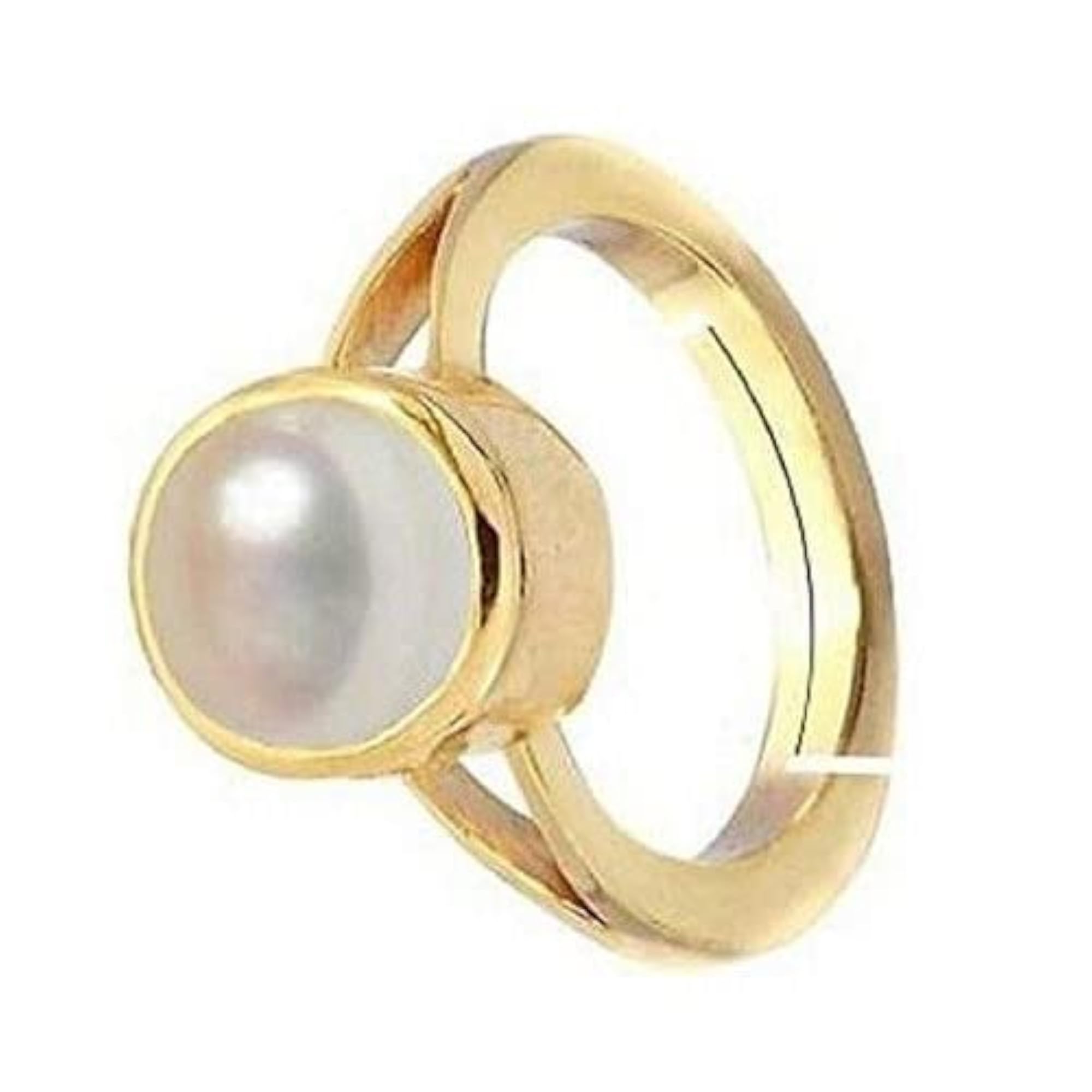 Men's & Women's Lab Certified Pearl Adjustable Ring, 9.25 Ratti