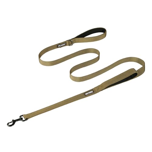 OneTigris doppel-Hundeleine mit reflektierenden Streifen M(182cm)