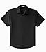 COOFNADY Big & Tall Button Down Shirts for Men Business Casual Short Sleeve Work Shirts Tops with Pockets 5 6X 6XL 6xlt Olive Black