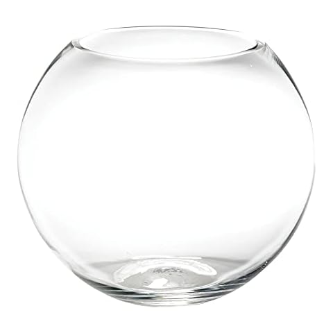 Floralcraft 25cm Clear Glass Fish Bowl Vase Cover