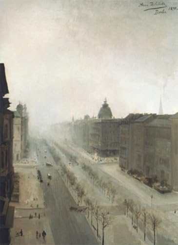 Tableau rue Unter Den Linden Berlin Anna Bilinska Toile 60x90cm
