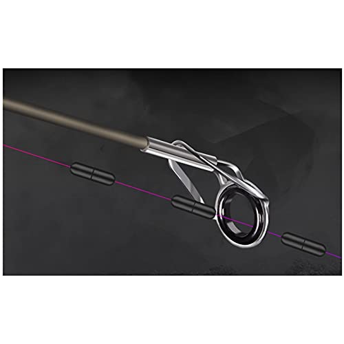 jinrun Angelrute Ultraleichte Tragbare Angelrute und Angelrolle Kombination Kohlefaser Angelrute für Reise Salzwasser… – Bild 3