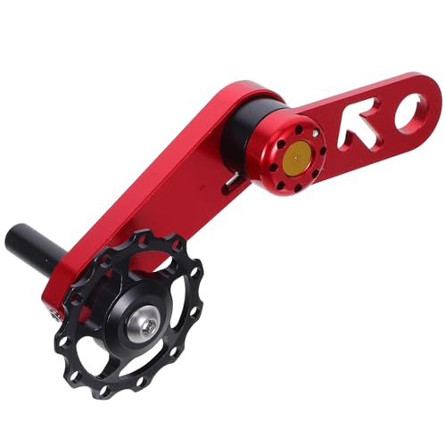 LALAFINA 折り畳み自転車用アルミ合チェーンテンショナー シングルスピード自転車チェーン器 後変速機ガイド 耐久ステンレス製チェーンガイ