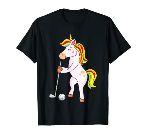 Unicorn Golfing Unicorn Golf Unicorn Playing Golf T-Shirt