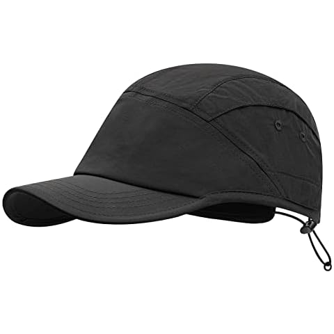CLAPE 5 Panel Baseball Cap Wasserdicht Basecap Herren Verstellbar Outdoor Kappen Nylon Sport Cappy UV Protection Sun Cap Cover