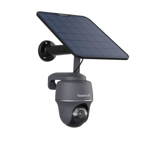 Reolink 4K/8MP 4G Camera, Solar-powered Security Camera Outdoor with Colour Night Vision, No WiFi Security Camera, Pet/Person/Vehicle Detection, Outdoor Camera Wireless, Go PT Ultra-G + Sola