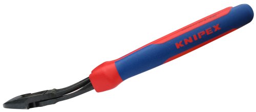 Best Deal Product KNIPEX Tools - High Leverage Angled Diagonal Cutters, 12 Degree Angled, Multi-Component (7422250SBA)