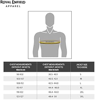 Royal Enfield JKSS20R02 Windfarer Men's Riding Jacket (XL, 44 cm, Black)