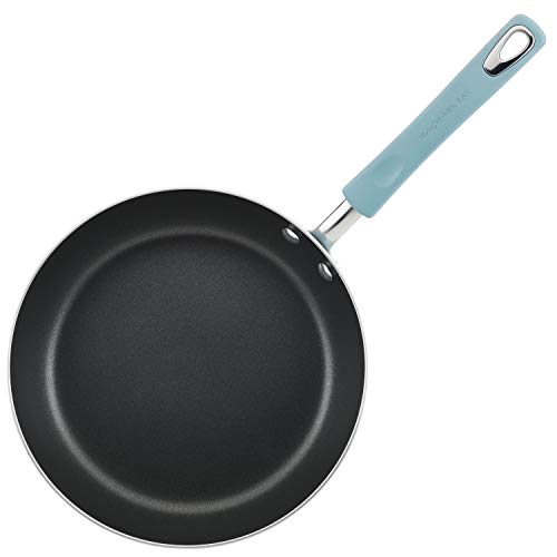 Rachael Ray Brights Nonstick Cookware Pots and Pans Set with LocknLock Containers, 19 Piece, Sky Blue Main Image