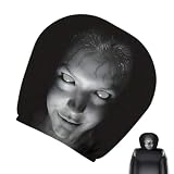 Car Headrest Covers Funny - Vehicle Headrest Protector, Vehicle Interior Accessories | For Daily Commute Road Trip Sedan SUVs RVs Drivers Fleet Managers Holiday