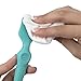 Dr. Talbot's Diaper Cream Brush for Babies - Diaper Rash Cream Applicator with Suction Base and Hygienic Case - Mini Size - Aqua Blue