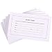 Juvale 5-Pack Entry Form Pads, 100 Sheets Per Pad - Entry Cards for Contests, Raffles, Ballots, Drawings, 6.2 x 3.7 Inches