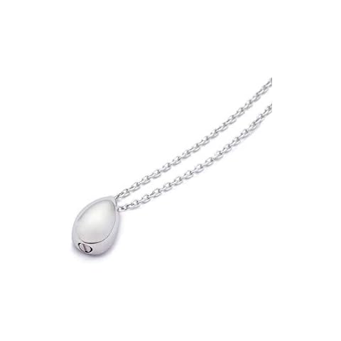 Silver Teardrop Ashes Keepsake Necklace Cremation Jewellery Charming Forever Pendant Memorial Gifts for Women Cover