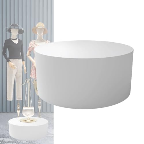 Support cylindrique de table à dessert et plateforme ronde en bois pour décoration d'anniversaire