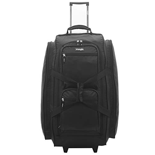 Wrangler Rolling Duffel, Black, 30