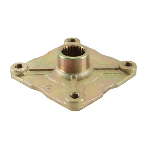Gutol Moyeu d'essieu arrière à 4 goujons et 23 cannelures, pour quad, buggy, kart et voiturette de golf 110 cc, 125 cc, 150 cc et 200 cc, couleur or.