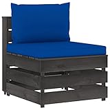 Rembourrage confortable inclus : l'élément du canapé est livré avec un coussin d'assise doux et un coussin de dossier assorti. Les coussins sont recouverts de tissu 100 % polyester et offrent un soutien confortable lors de la détente et de la détente.