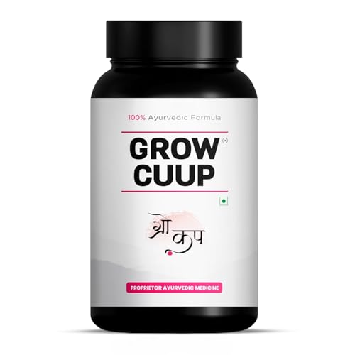 Image of Herbal Deck Grow Cuup Powder - 150g | Breast Enhancer Supplements | Natural Breasts Growth, Firmness and Lift | Improves Skin Elasticity | Mixture of Shatavari, Methi, Gambhari, Ashwagandha and More