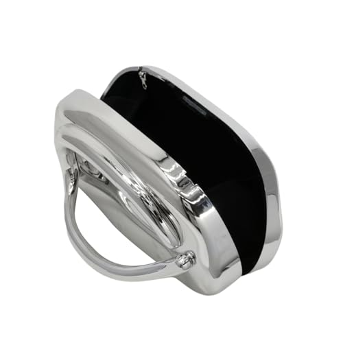 Image of Women Evening Clutch Purse Metal Handle Acrylic Purse Unique Shoulder Bag Causal Handbags for Bride Party Wedding