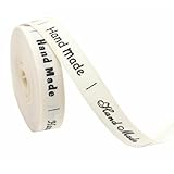 YIPFEN 1 pezzo 5m nastro per cucire fatto a mano, fettuccia cotone, nastro di cotone, per pacchetto fornitura abbigliamento etichetta cotone font band patterned cotton ribbon