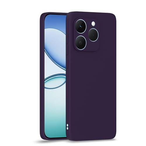 Image of Outlouders Back Cover for Realme 15T 5G / Realme Narzo 90 5G | Camera Protection | Durable Soft Matte Silicone Bumper Case (Purple)