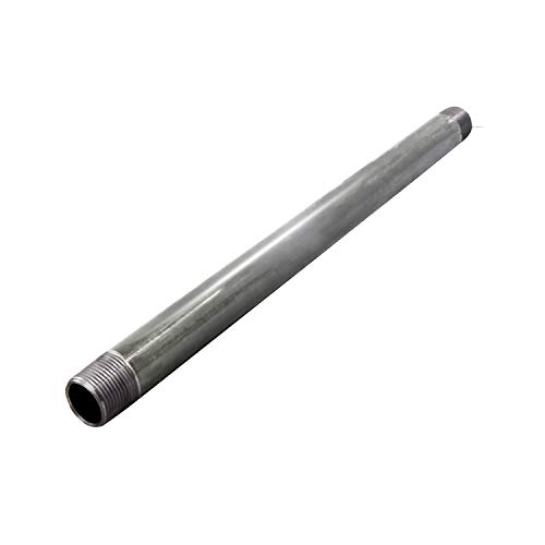 Everflow Supplies PCGL3048 48" Long PreCut Galvanized Steel Pipe with