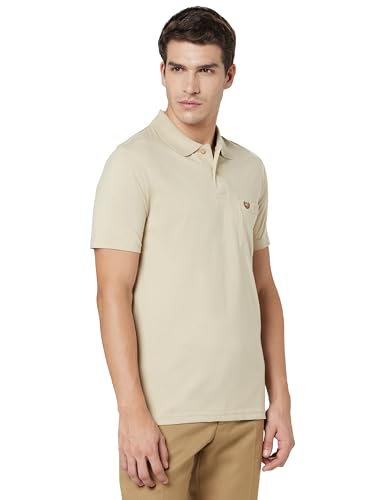 Image of Duke Stardust Men Half Sleeve Cotton T-Shirt (ONSD38T Sand M)