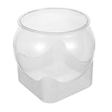 FUTUREORYY Tanque de Peces de Escritorio Transparente y Resistente Acuario Multifuncional para Decoración del Hogar con Hidropónica y Capacidad Ampliada para Peces y Suculentas