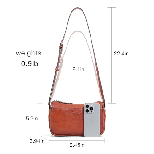 Crossbody Bags for Women Genuine Leather Crossbody Purse Shoulder Bag Small Handbags Purses Daily Essentials Pouch4