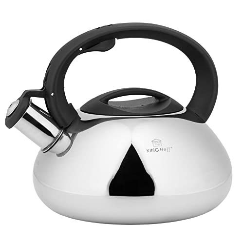 KINGHOFF KH-3260-M - Hervidor de agua (acero inoxidable, 2,2 L)