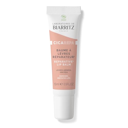ALGA CICOSA von Laboratoires de Biarritz | Reparierender Lippenbalsam 15ml | beruhigt und repariert empfindliche und gereizte Haut | zertifizierte Naturkosmetik für die ganze Familie