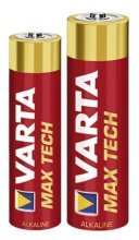 10 x piles alcalines Max Tech – Micro/LR03/AAA 1,5 V Varta 04703101404 Lot de 4