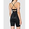 SPANX Suit Your Fancy Strapless Cupped Mid-Thigh Bodysuit Very Black LG