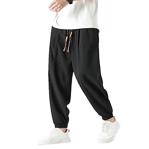 Pantalon en lin japonais pour hommes idéal pour la détente