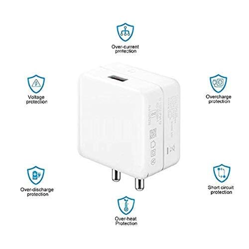 Image of Original 20W Dash Charging Adapter Compatible with oneplus 12 / 12R / 12 Pro / 11 /11R / 10R / 10 Pro /Nord CE 4 / Nord 3 / Nord 3T / Nord 2t (20W Dash Adapter)