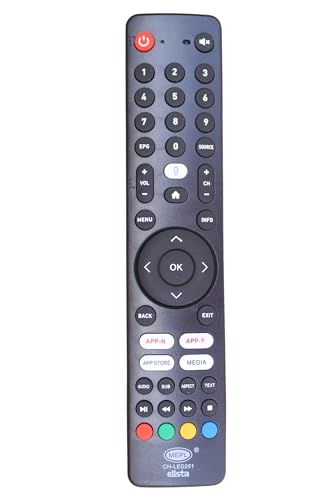 Image of Compatible TV Remote for China /Chinese Assembled Smart Led /LCD Tv & Elista /Foxsky /Crownton /YIQ /BeethoSOL | No Voice Function - Please Match The Image with Your Old Remote (China LED 251)