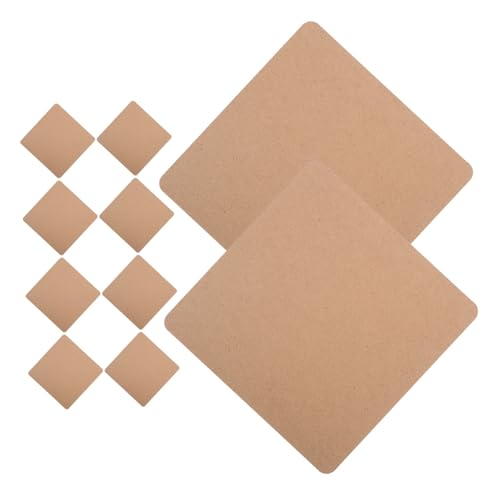 LIFKOME 10pcs DIY Clay Board for Pottery Crafting Sturdy Backing Board for Handmade Art Projects for Air Dry Clay and Unique Artwork Creation