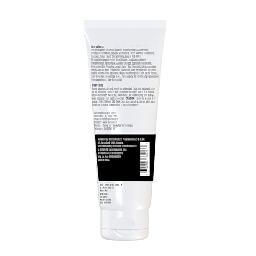 Image of Silk & Squalene SPF 50 Sunscreen Gel | 50ml | Unisex | Broad Spectrum PA++++, Niacinamide + Vitamin C, No White Cast, Lightweight Hydrating Daily Sun Protection