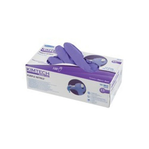 Kimberly-Clark Kimtech Nitril Unisex Handschuhe, Mittel, Violett, 100 Stück