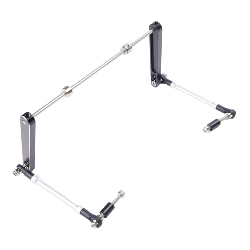 TOOMOD Adjustable Aluminum Rear Anti Roll Bar Stabilizer Bar Assembly for 1/10 Tamiya Super ClodBuster/Bullhead TXT-1 Truck RC Car Upgrade Parts