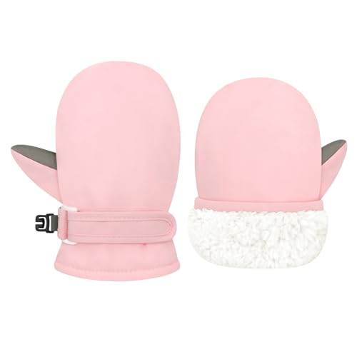 Olreco Toddler Snow Gloves Toddler Gloves Ages 2-4 Toddlers Girl Glove Waterproof Toddlers Mittens 2T Kids Waterproof Mittens
