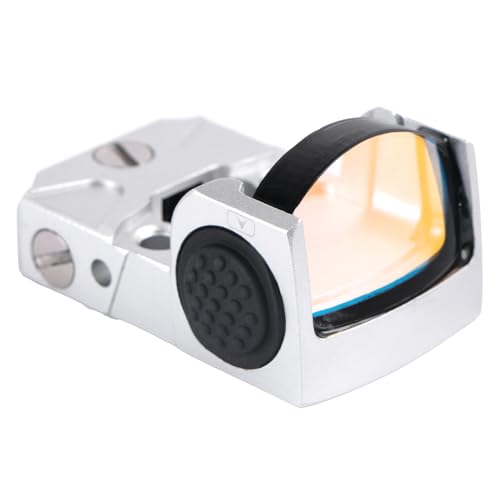 Bravary UL3 Red Dot Sight 1x22mm 3 MOA Reticle (RMR Pistol Cut) Reflex Pistol Sight 20mm Picatinny Mount Included(SIILVER)